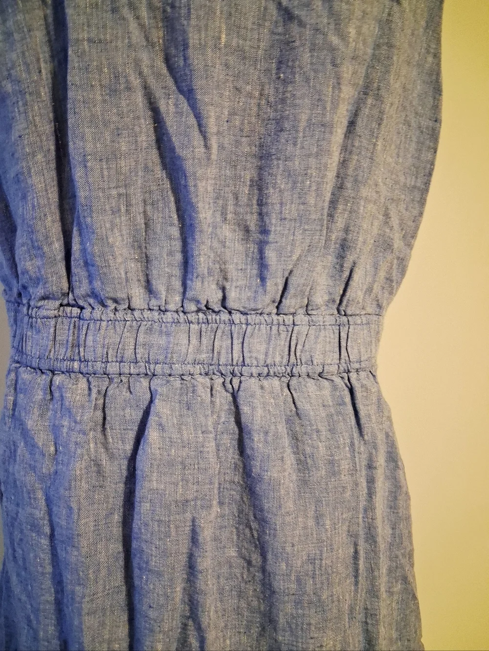 Blue Linen Shirt Dress Size 20W